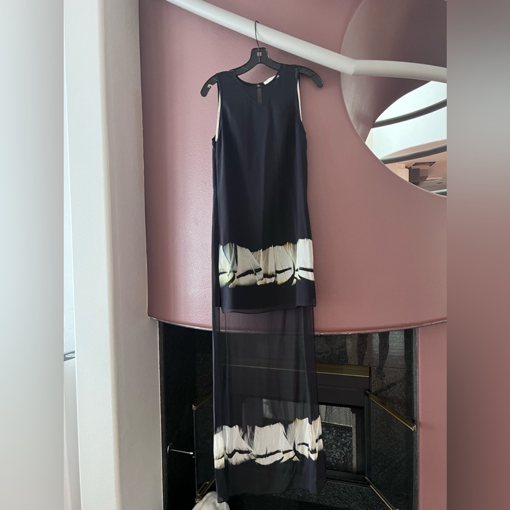 Halston Heritage Hi-lo dress